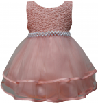 GIRLS CASUAL DRESSES (0232303) BLUSH PINK